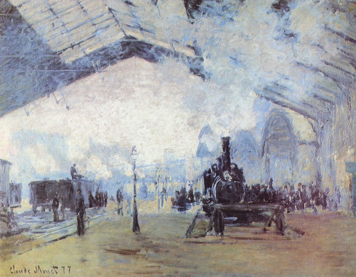 Fig 01 C Monet  La Gare St Lazare